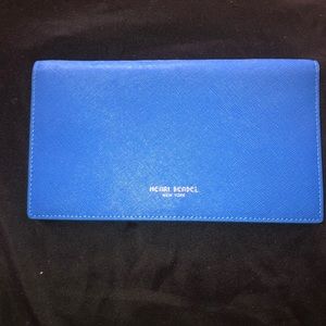 NEW Blue Henri Bendel Wallet